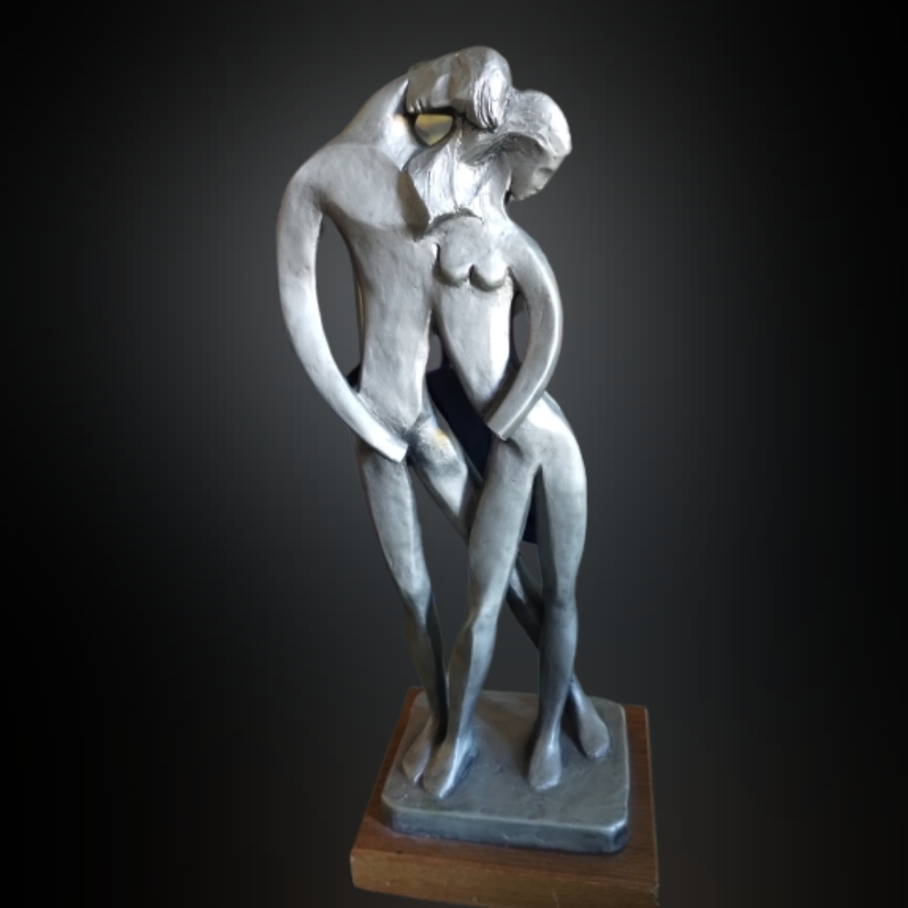 Vintage Austin Productions 1981  Sculpture by David Fisher's, "One Heart".